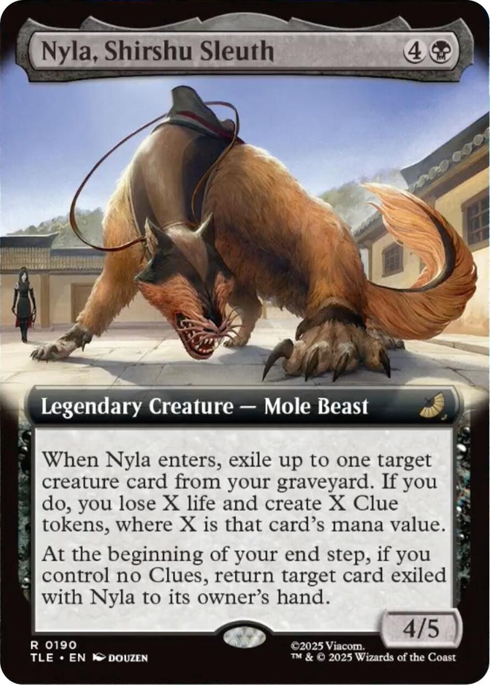 Nyla, Shirshu Sleuth (Extended Art) [Avatar: The Last Airbender: Eternal-Legal] Magic: The Gathering