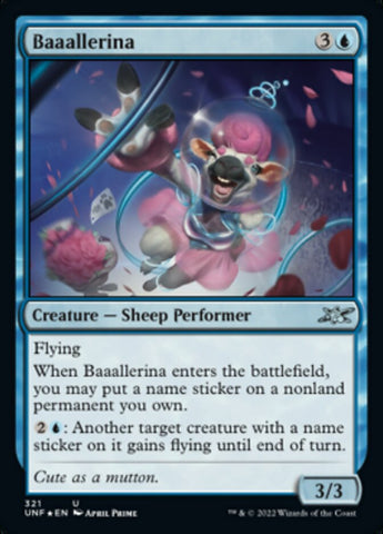 Baaallerina (Galaxy Foil) [Unfinity] Magic: The Gathering