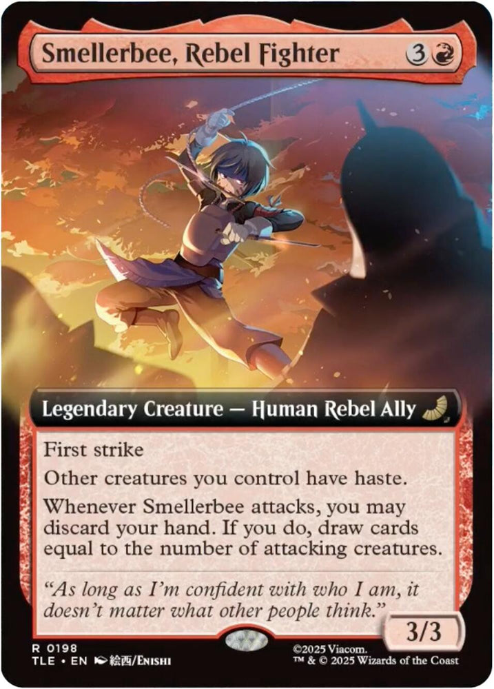 Smellerbee, Rebel Fighter (Extended Art) [Avatar: The Last Airbender: Eternal-Legal] Magic: The Gathering