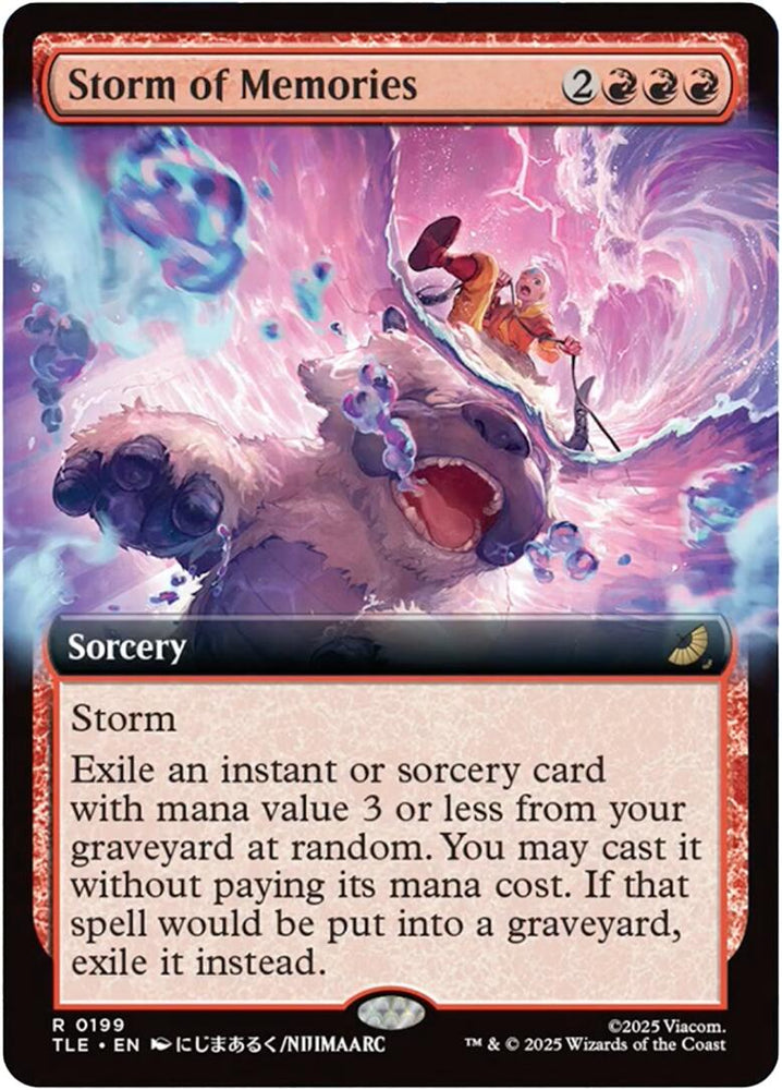Storm of Memories (Extended Art) [Avatar: The Last Airbender: Eternal-Legal] Magic: The Gathering