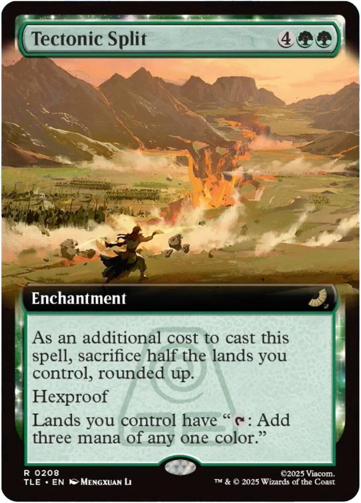 Tectonic Split (Extended Art) [Avatar: The Last Airbender: Eternal-Legal] Magic: The Gathering