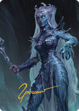 Mocking Doppelganger Art Card (Gold-Stamped Signature) [Commander Legends: Battle for Baldur's Gate Art Series] Magic: The Gathering