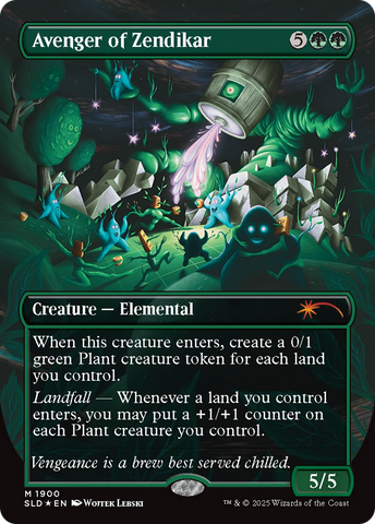 Avenger of Zendikar (Double Rainbow Foil) [Secret Lair Drop Series] Magic: The Gathering