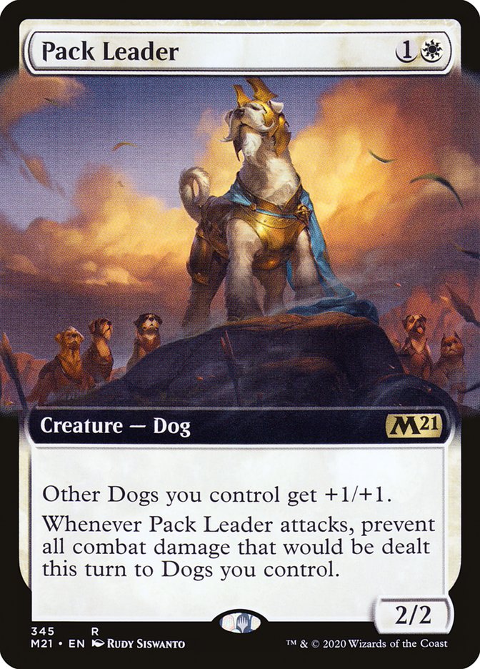 Pack Leader (Extended Art) [Core Set 2021] Magic: The Gathering