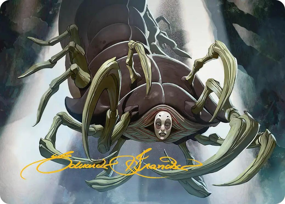 Koh, the Face Stealer Art Card (Gold-Stamped Signature) [Avatar: The Last Airbender Art Series] Magic: The Gathering