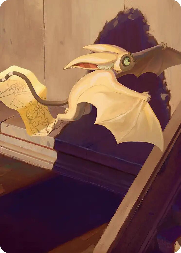 Momo's Heist Art Card [Avatar: The Last Airbender Art Series] Magic: The Gathering