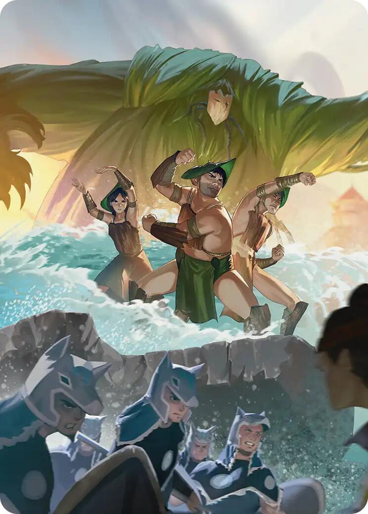 Swampbenders Art Card [Avatar: The Last Airbender Art Series] Magic: The Gathering