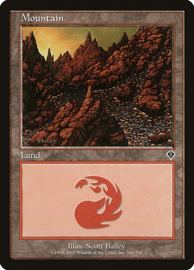 Mountain (346) [Invasion] Magic: The Gathering