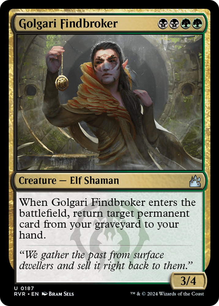 Golgari Findbroker [Ravnica Remastered] Magic: The Gathering