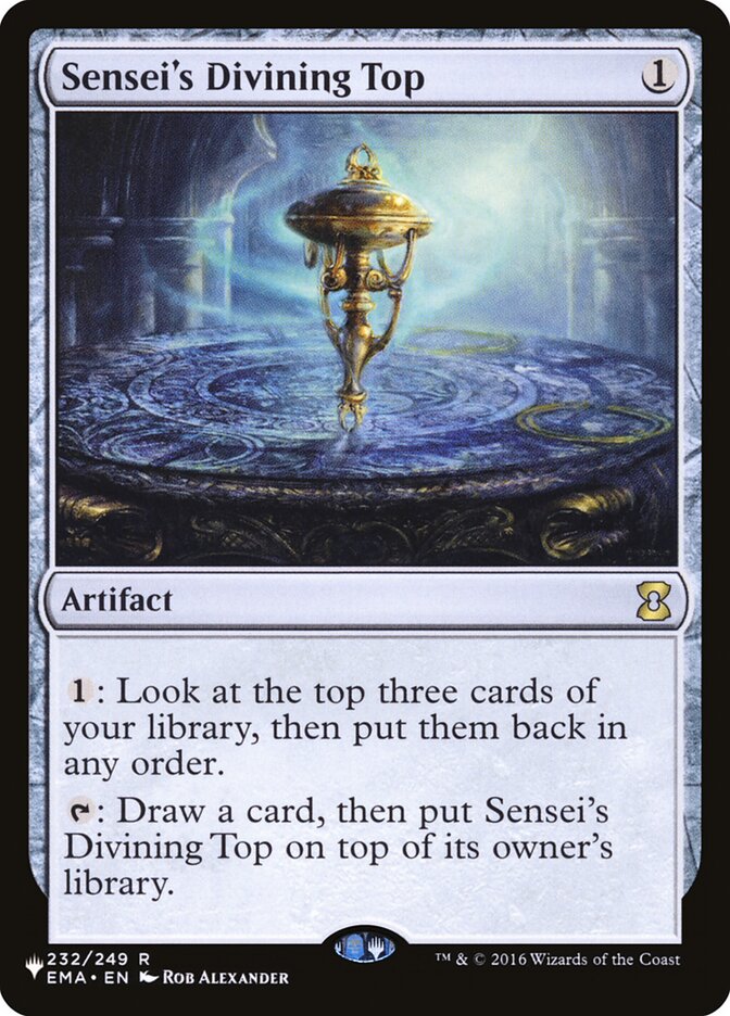 Sensei's Divining Top [The List] Magic: The Gathering