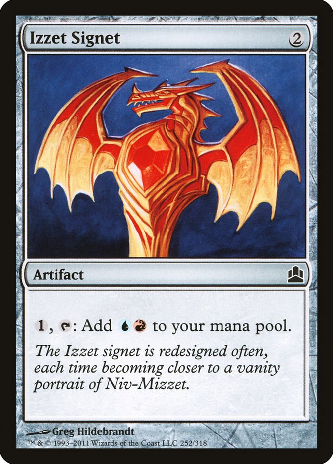 Izzet Signet [Commander 2011] Magic: The Gathering