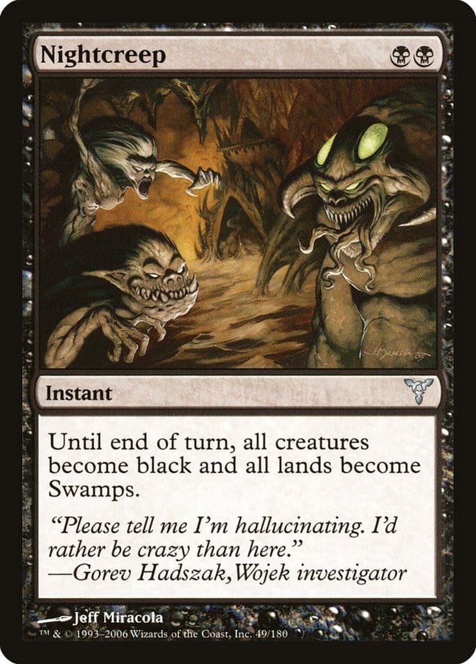 Nightcreep [Dissension] Magic: The Gathering