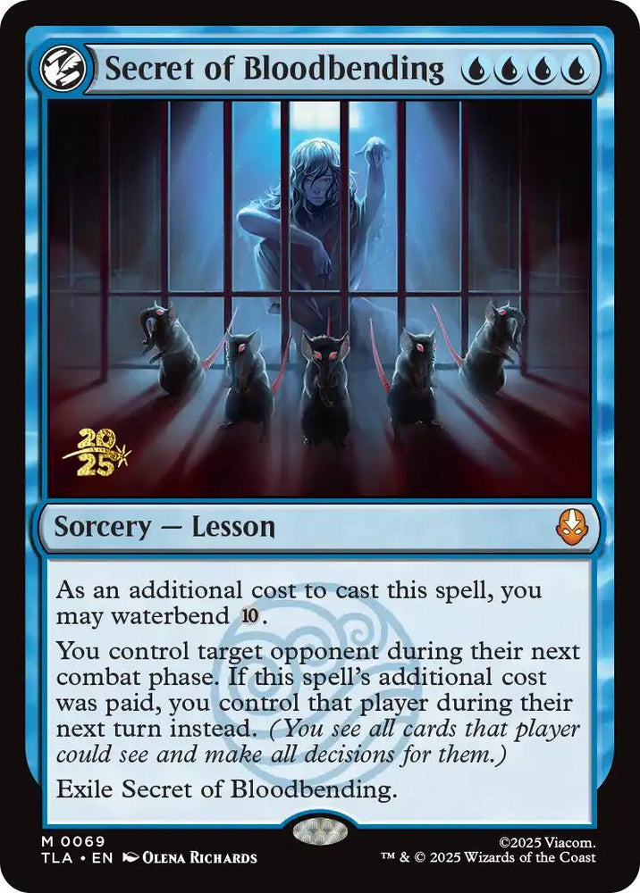 Secret of Bloodbending [Avatar: The Last Airbender Prerelease Cards] Magic: The Gathering