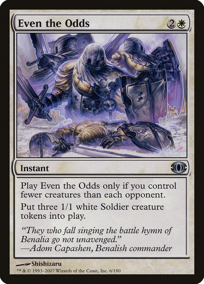 Even the Odds [Future Sight] Magic: The Gathering