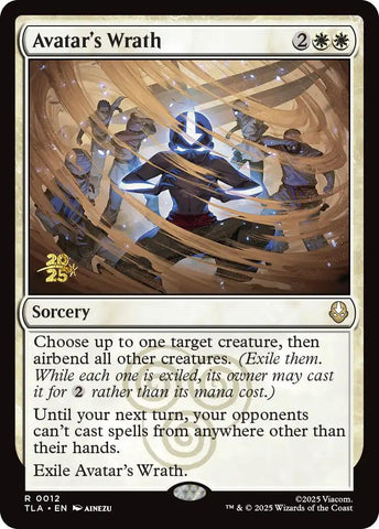 Avatar's Wrath [Avatar: The Last Airbender Prerelease Cards] Magic: The Gathering