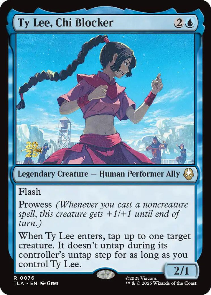 Ty Lee, Chi Blocker [Avatar: The Last Airbender Prerelease Cards] Magic: The Gathering