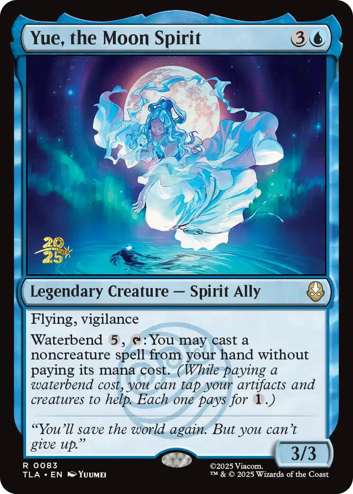 Yue, the Moon Spirit [Avatar: The Last Airbender Prerelease Cards] Magic: The Gathering