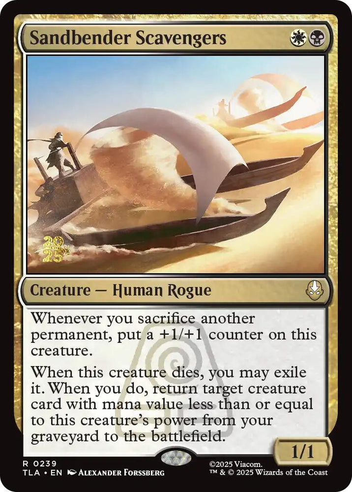Sandbender Scavengers [Avatar: The Last Airbender Prerelease Cards] Magic: The Gathering