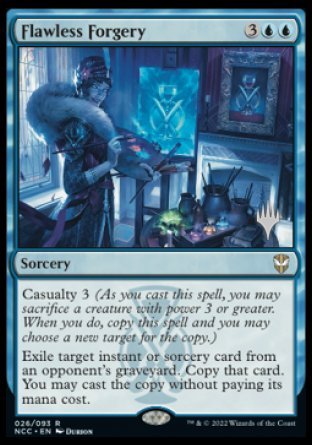 Flawless Forgery (Promo Pack) [Streets of New Capenna Commander Promos] Magic: The Gathering