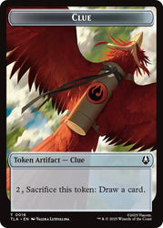 Ally (0008) // Clue (0016) Double-Sided Token [Avatar: The Last Airbender Tokens] Magic: The Gathering