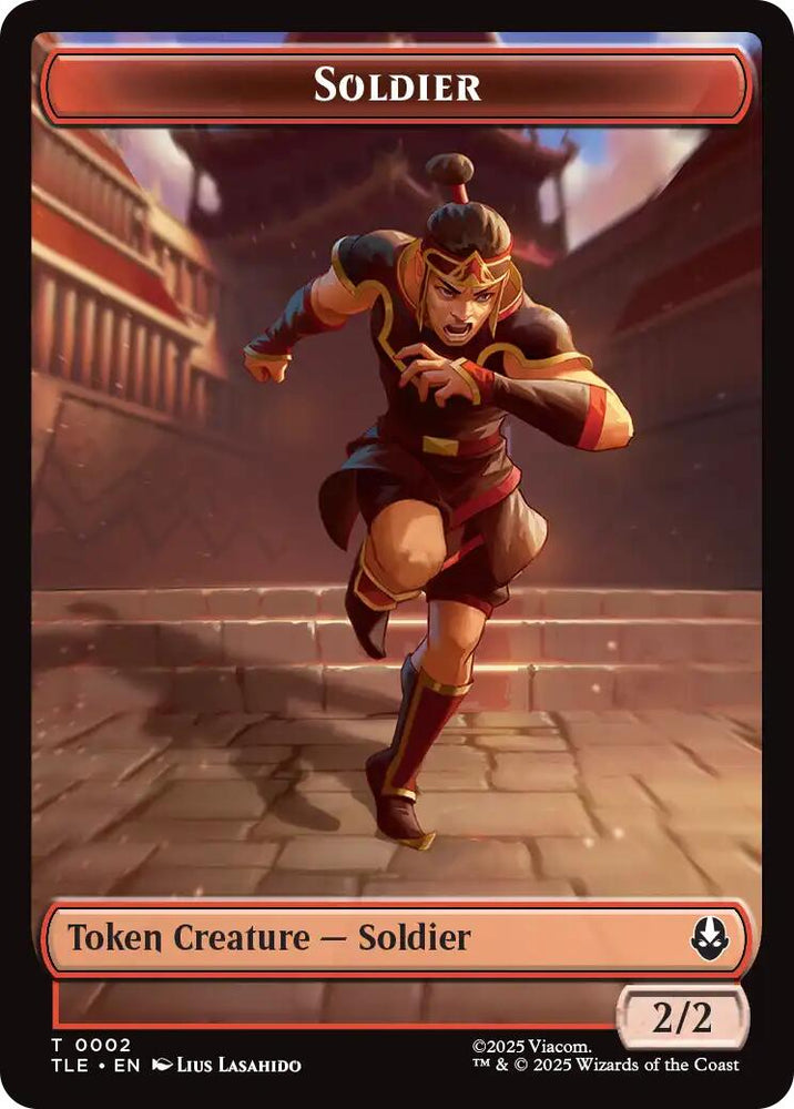 Soldier (0002) [Avatar: The Last Airbender Tokens] Magic: The Gathering