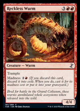 Reckless Wurm [Time Spiral Remastered] Magic: The Gathering