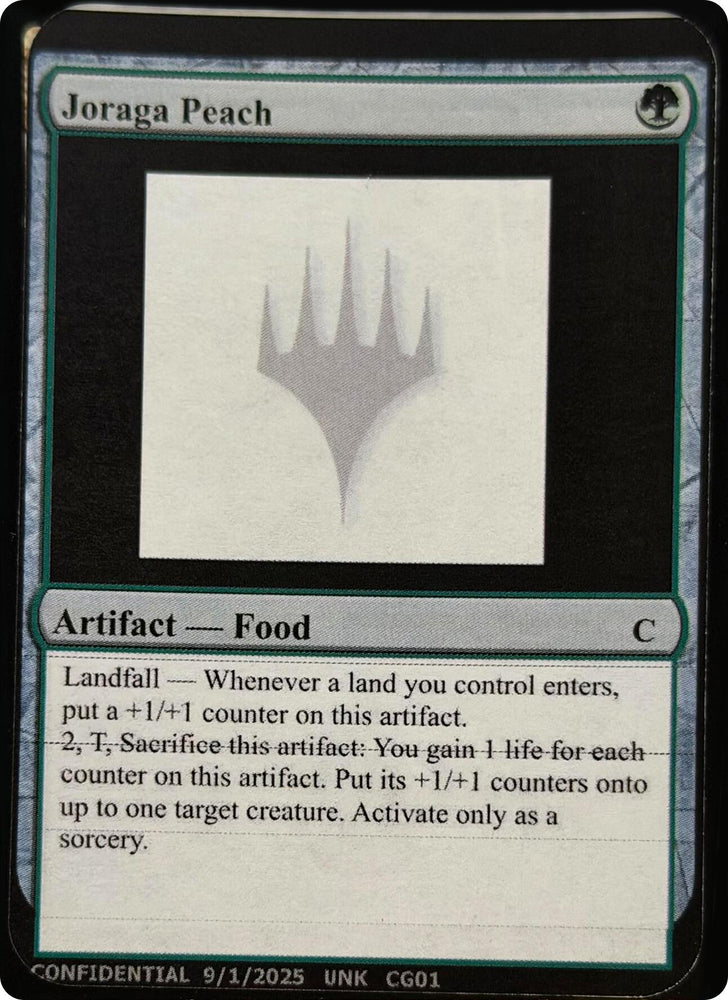 Joraga Peach [Unknown Event] Magic: The Gathering