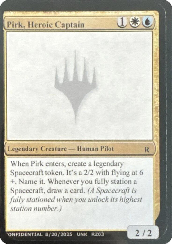 Pirk, Heroic Captain [Unknown Event] Magic: The Gathering