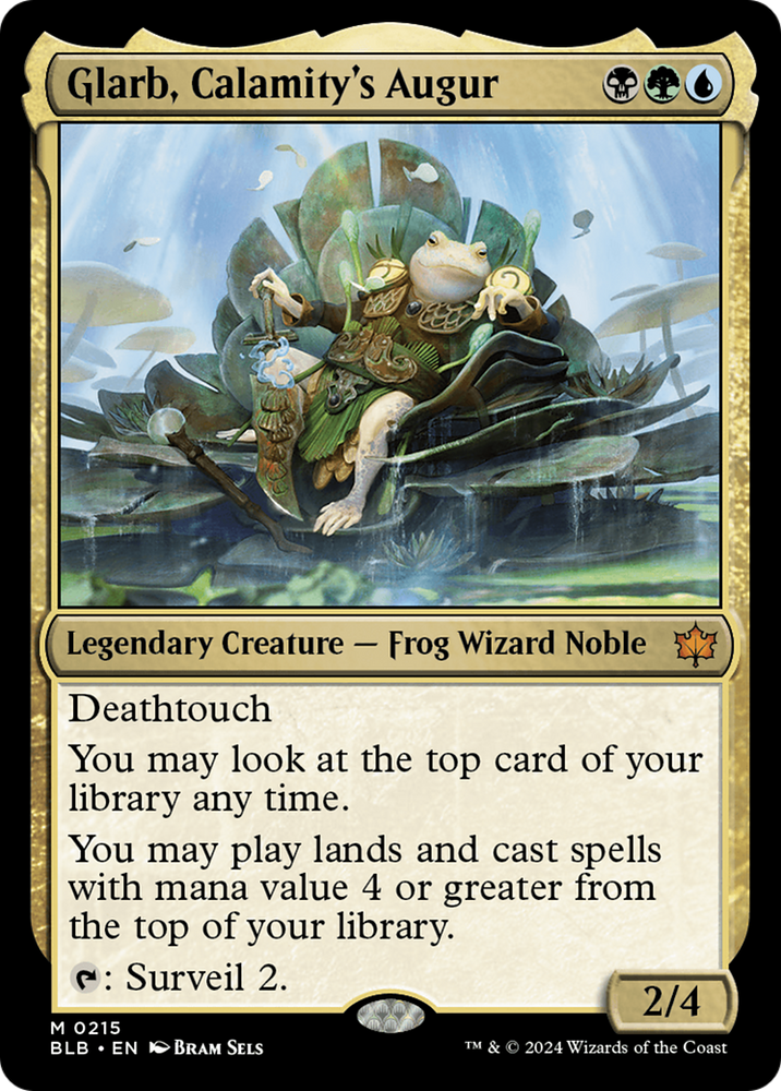 Glarb, Calamity's Augur [Bloomburrow] Magic: The Gathering