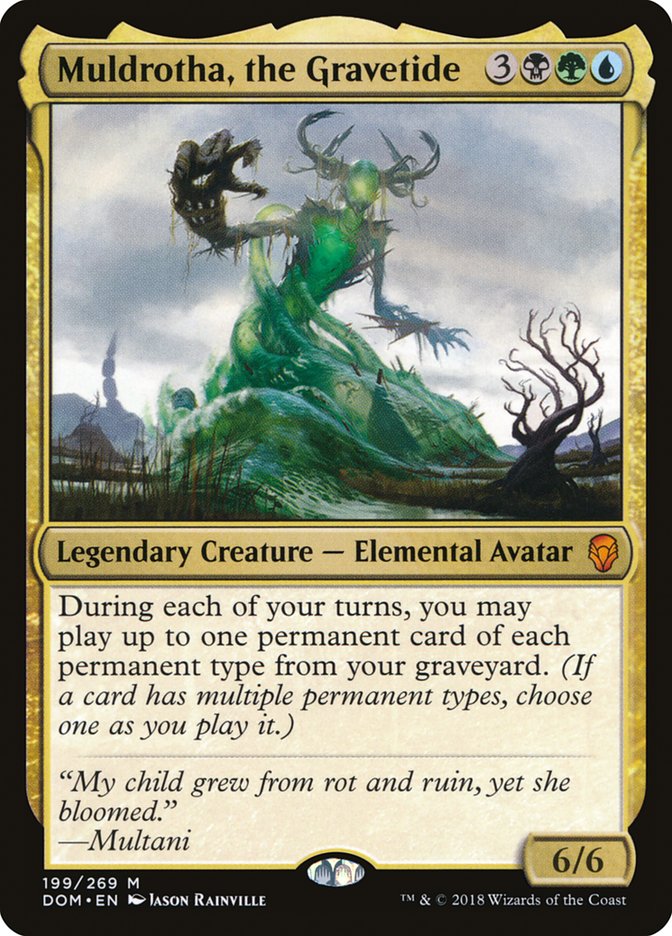 Muldrotha, the Gravetide [Dominaria] Magic: The Gathering