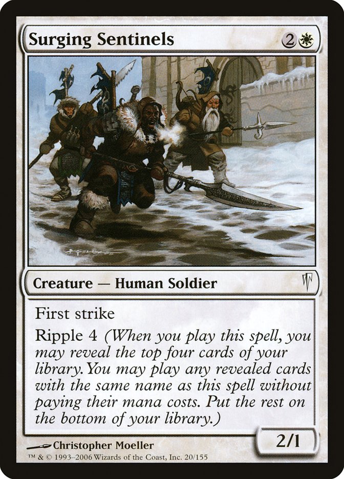 Surging Sentinels [Coldsnap] Magic: The Gathering