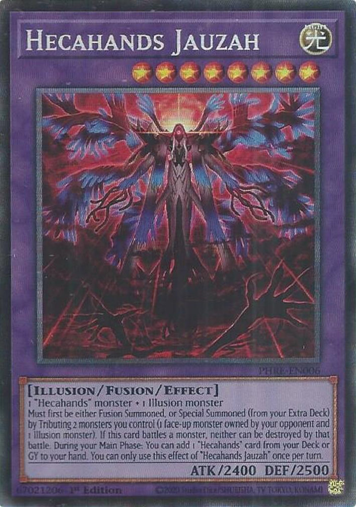 Hecahands Jauzah (CR) [PHRE-EN006] Collector's Rare Yu-Gi-Oh!