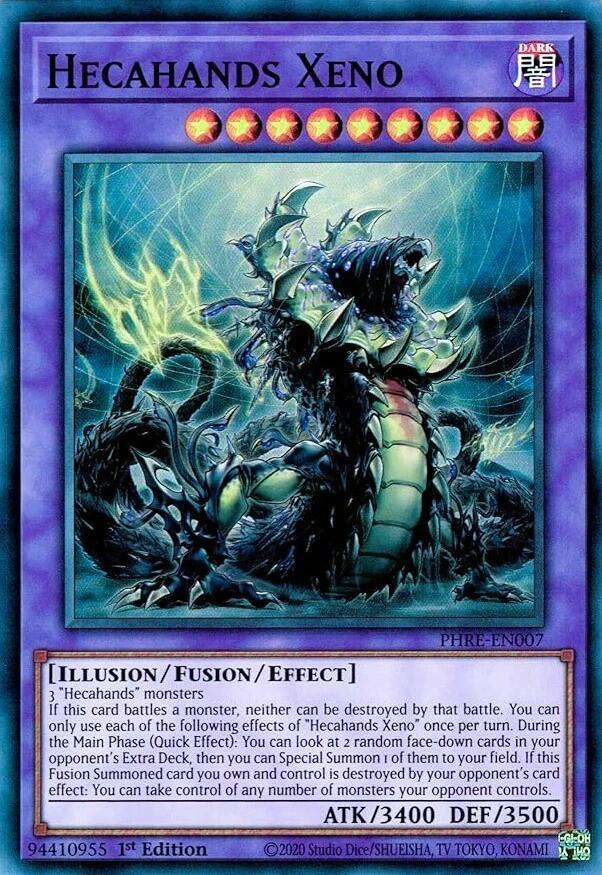 Hecahands Xeno [PHRE-EN007] Super Rare Yu-Gi-Oh!