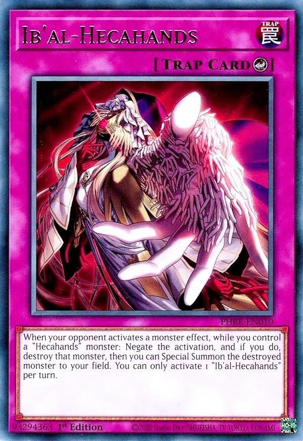 Ib'al-Hecahands [PHRE-EN010] Rare Yu-Gi-Oh!