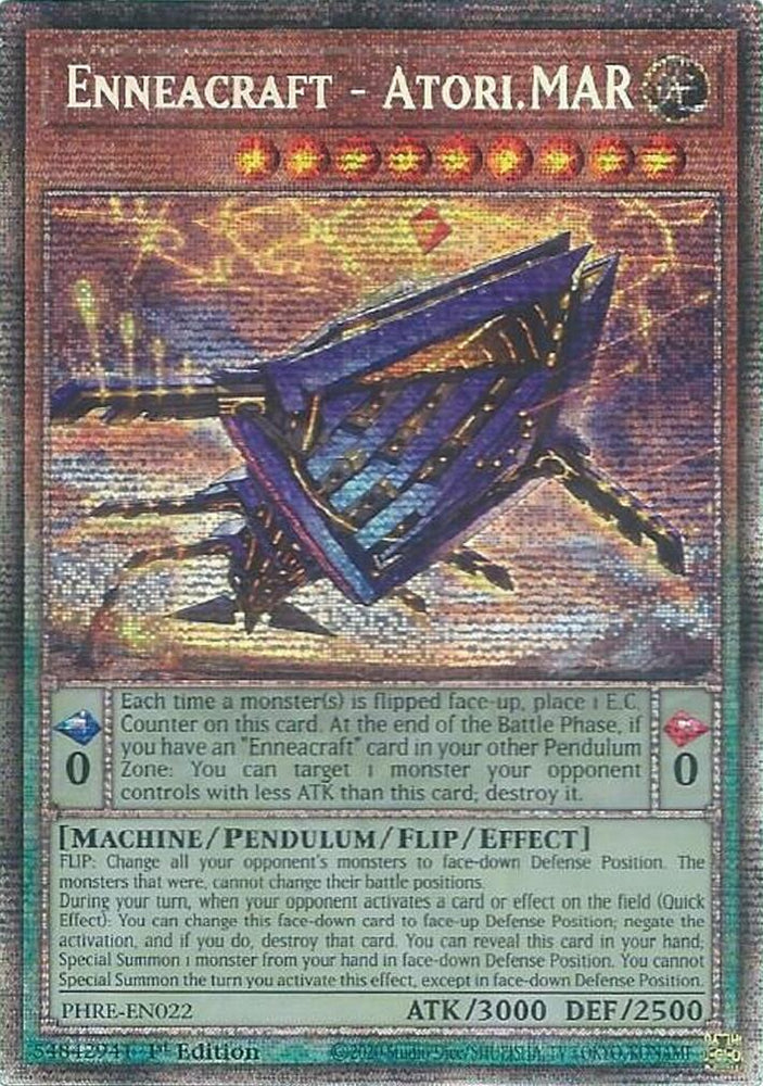 Enneacraft - Atori.MAR (Starlight Rare) [PHRE-EN022] Starlight Rare Yu-Gi-Oh!