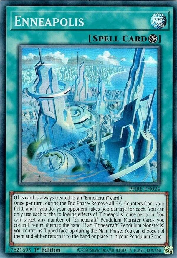 Enneapolis [PHRE-EN024] Super Rare Yu-Gi-Oh!