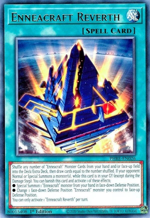Enneacraft Reverth [PHRE-EN026] Rare Yu-Gi-Oh!