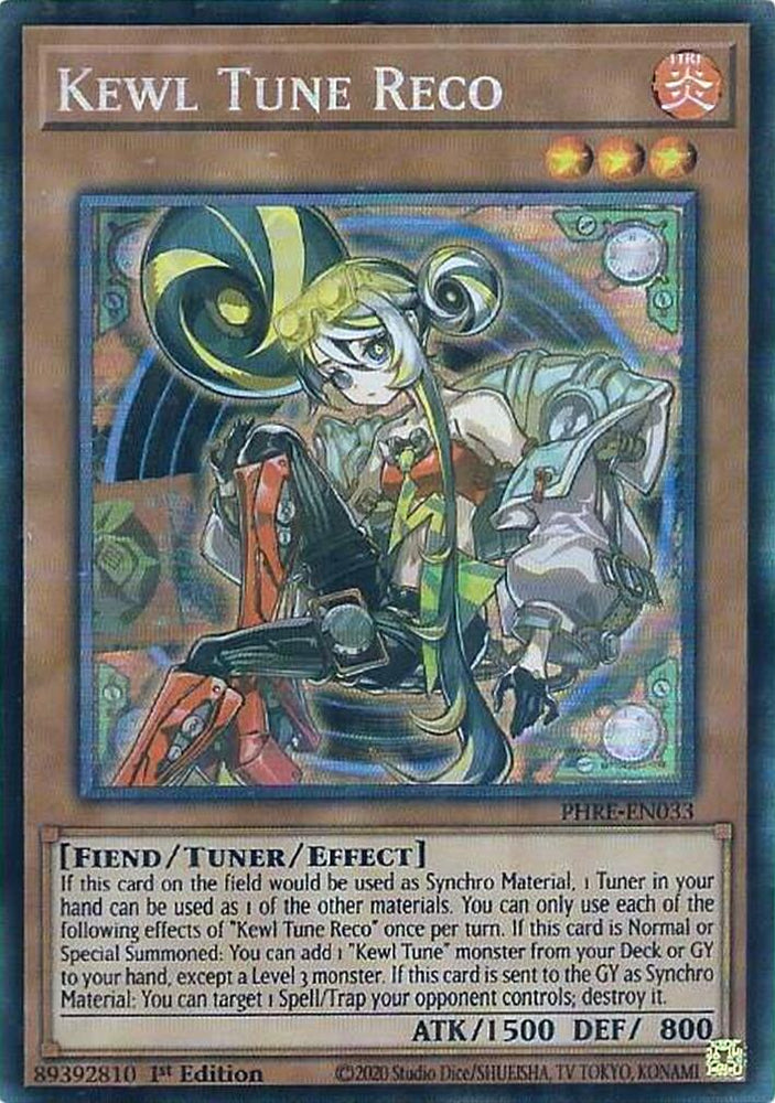 Kewl Tune Reco (CR) [PHRE-EN033] Collector's Rare Yu-Gi-Oh!