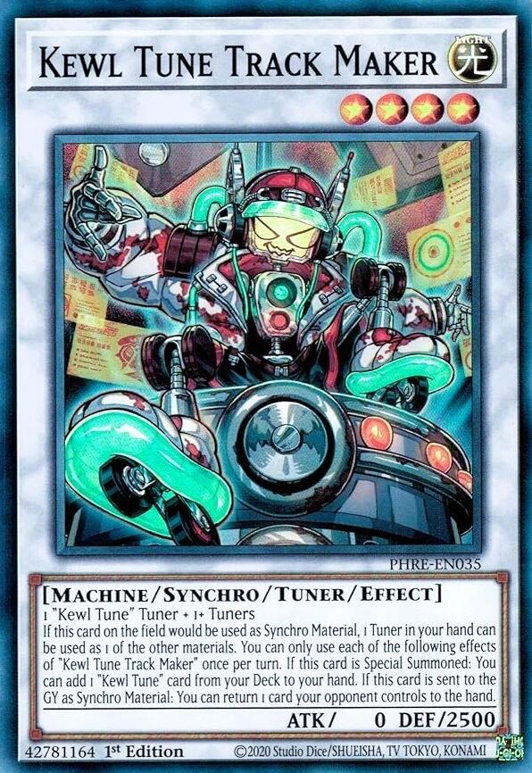 Kewl Tune Track Maker [PHRE-EN035] Super Rare Yu-Gi-Oh!