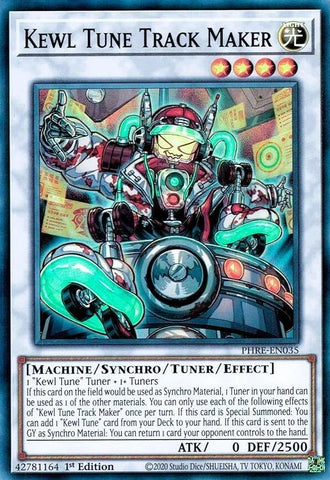Kewl Tune Track Maker [PHRE-EN035] Super Rare Yu-Gi-Oh!