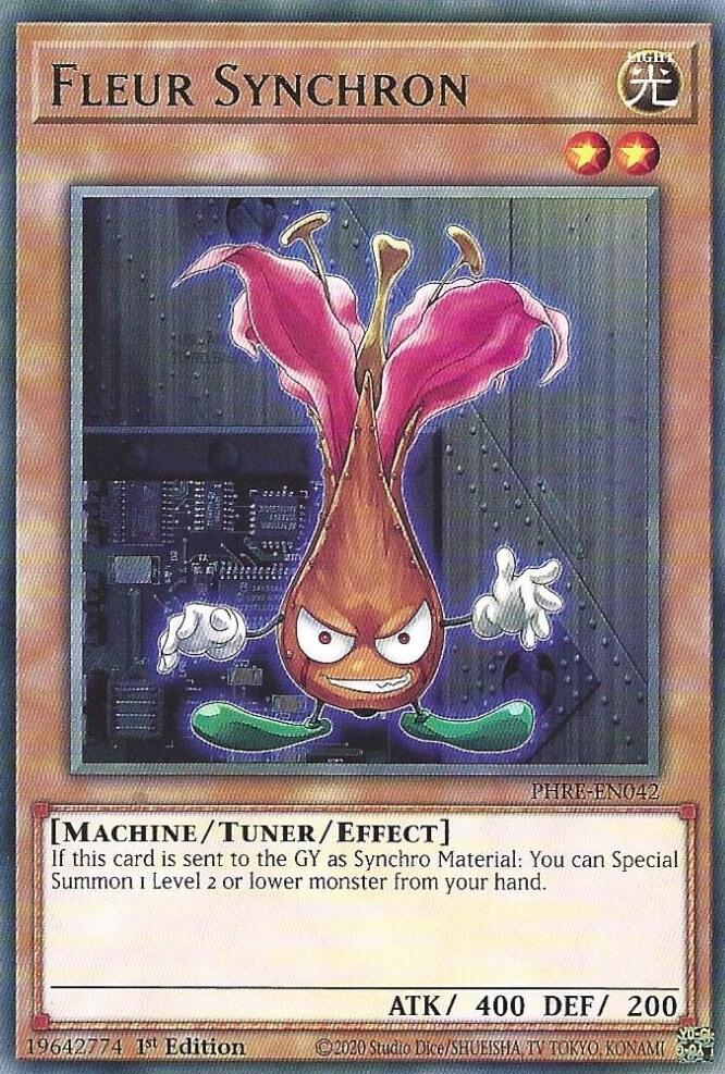 Fleur Synchron [PHRE-EN042] Rare Yu-Gi-Oh!