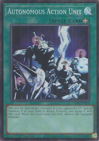 Autonomous Action Unit (Super Rare) [PHRE-EN050] Super Rare Yu-Gi-Oh!