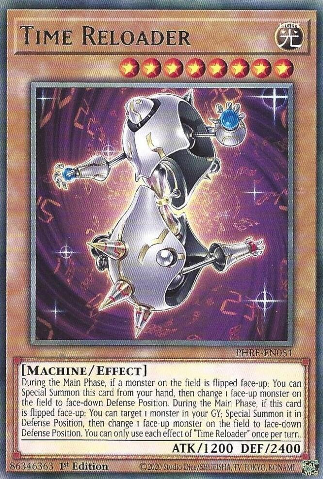 Time Reloader [PHRE-EN051] Rare Yu-Gi-Oh!
