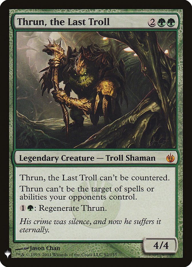 Thrun, the Last Troll [Mystery Booster] Magic: The Gathering