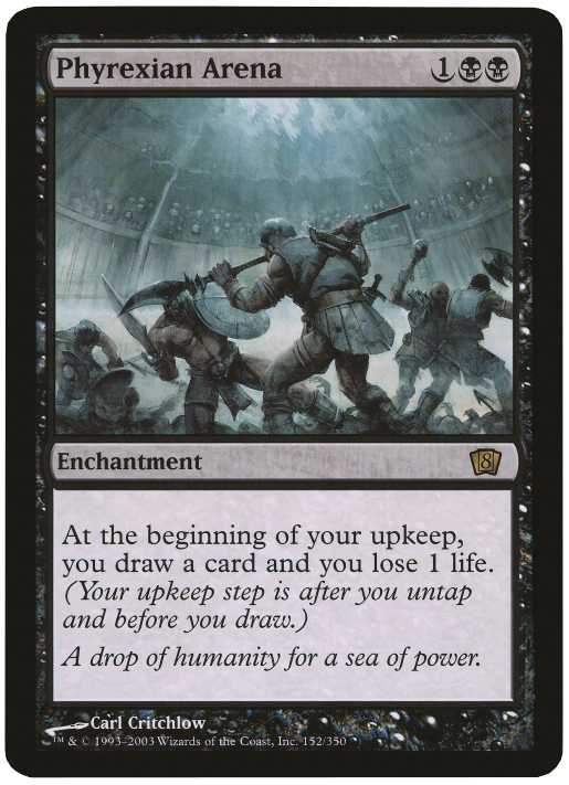 Phyrexian Arena (Oversized) [Eighth Edition Box Topper] Magic: The Gathering
