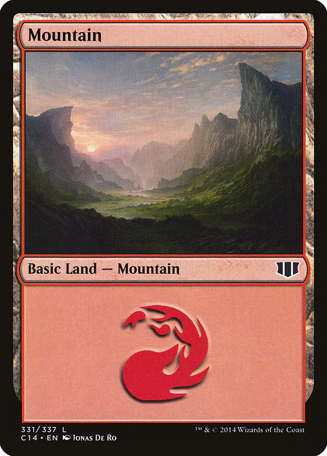 Mountain (331) [Commander 2014] Magic: The Gathering