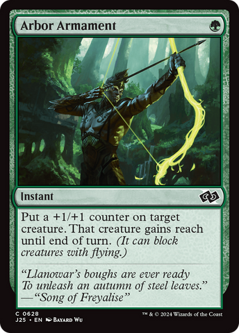 Arbor Armament [Foundations Jumpstart] Magic: The Gathering
