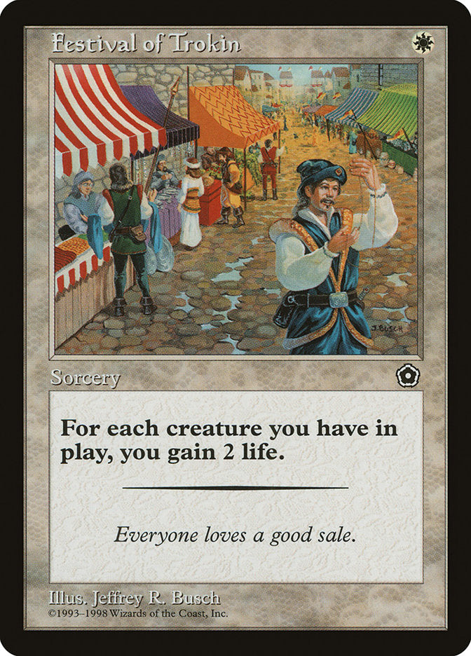 Festival of Trokin [Portal Second Age] Magic: The Gathering