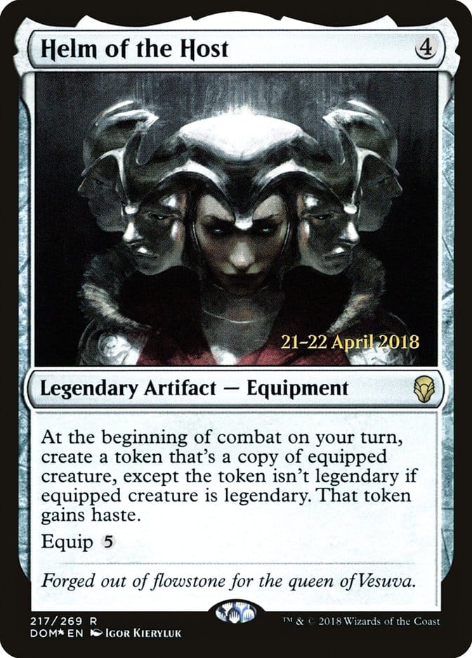 Helm of the Host [Dominaria Prerelease Promos] Magic: The Gathering