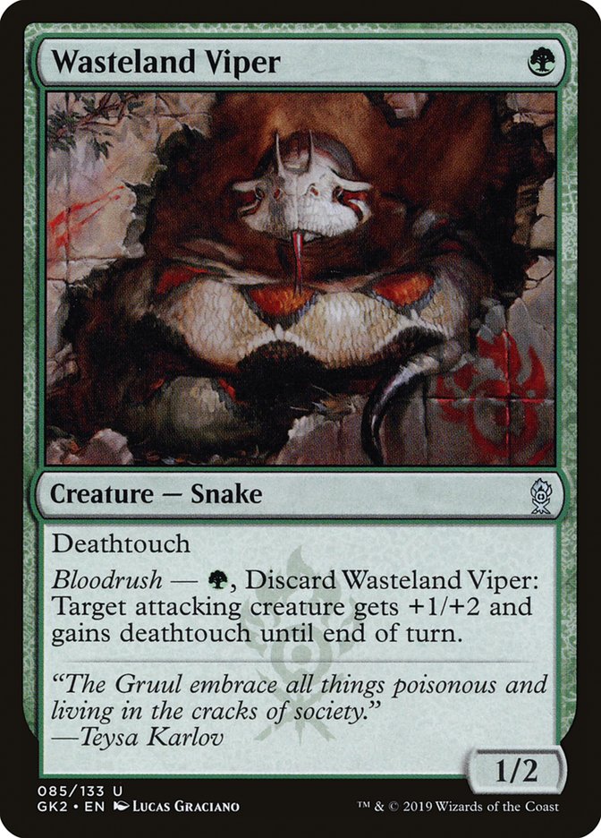 Wasteland Viper [Ravnica Allegiance Guild Kit] Magic: The Gathering
